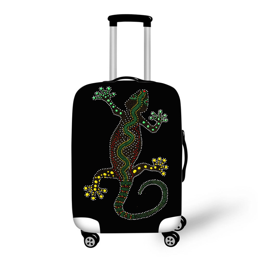 Aboriginal Lizard Print Baggage Cover