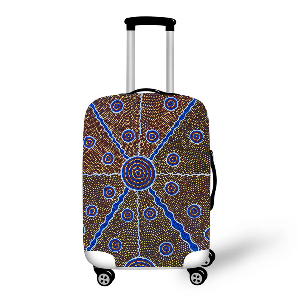 Aboriginal Print 1 Baggage Cover