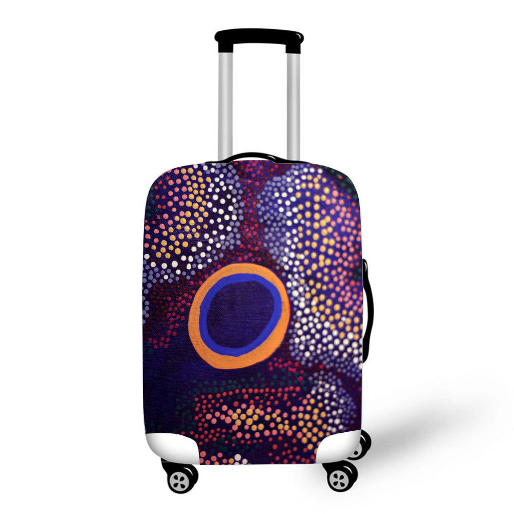 Aboriginal Print 2 Baggage Cover