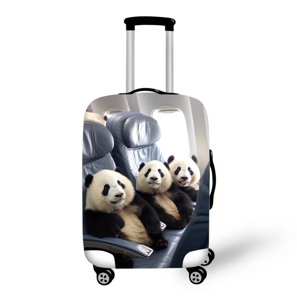 Panda Bears 2 on a Plane Baggage Cover