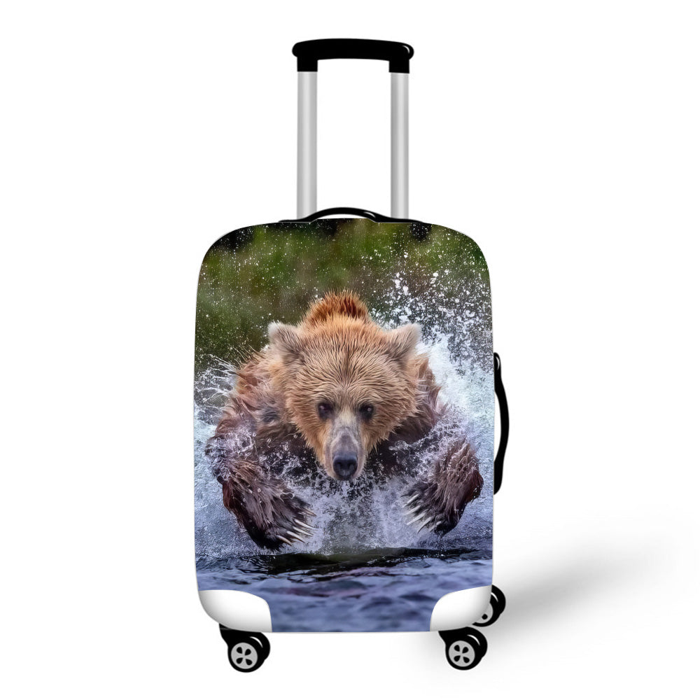 Angry Bear Baggage Cover