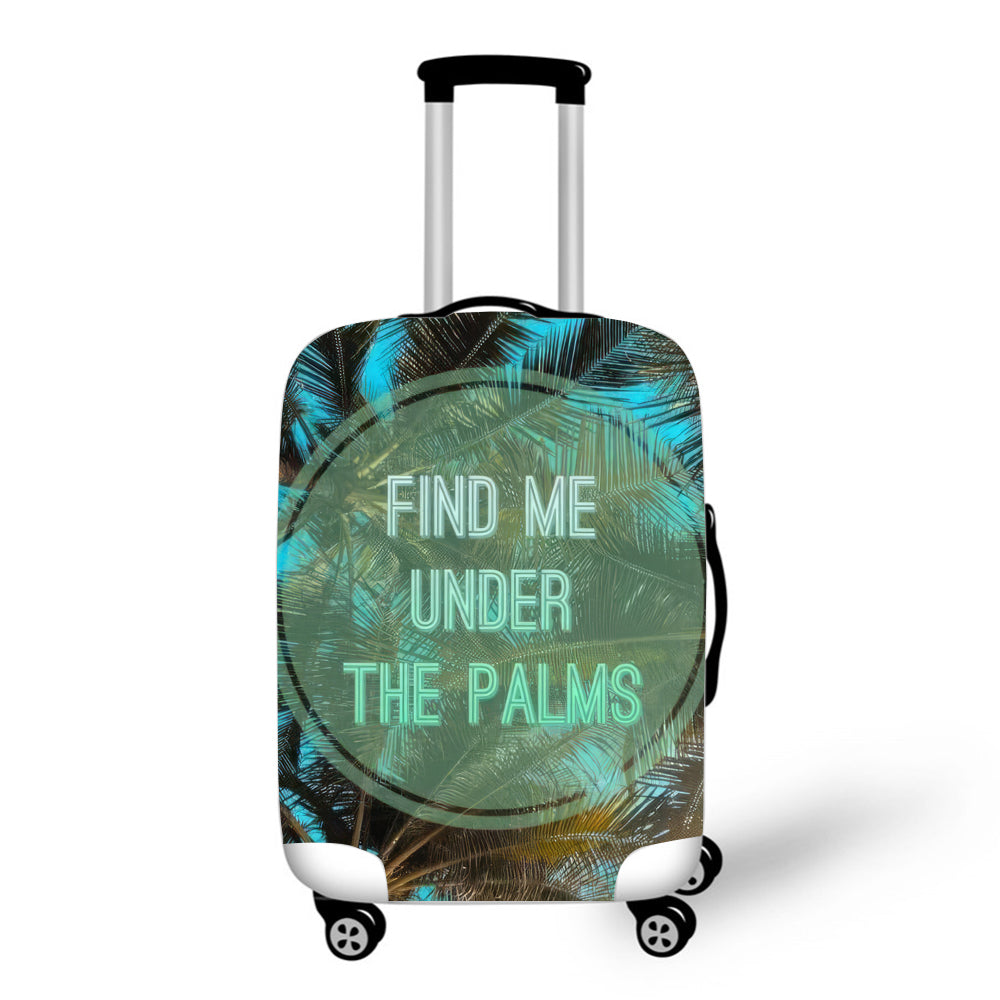 Find Me Under the Palms Baggage Cover
