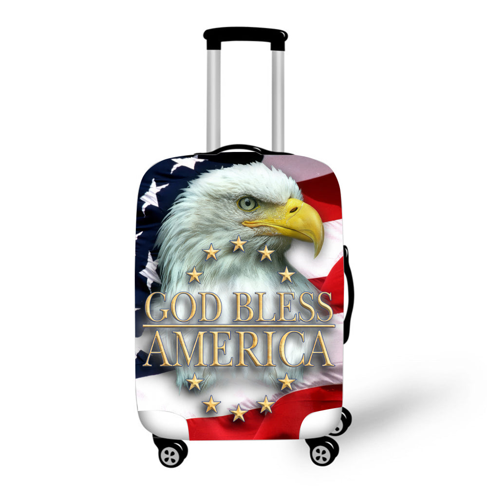God Bless America Baggage Cover