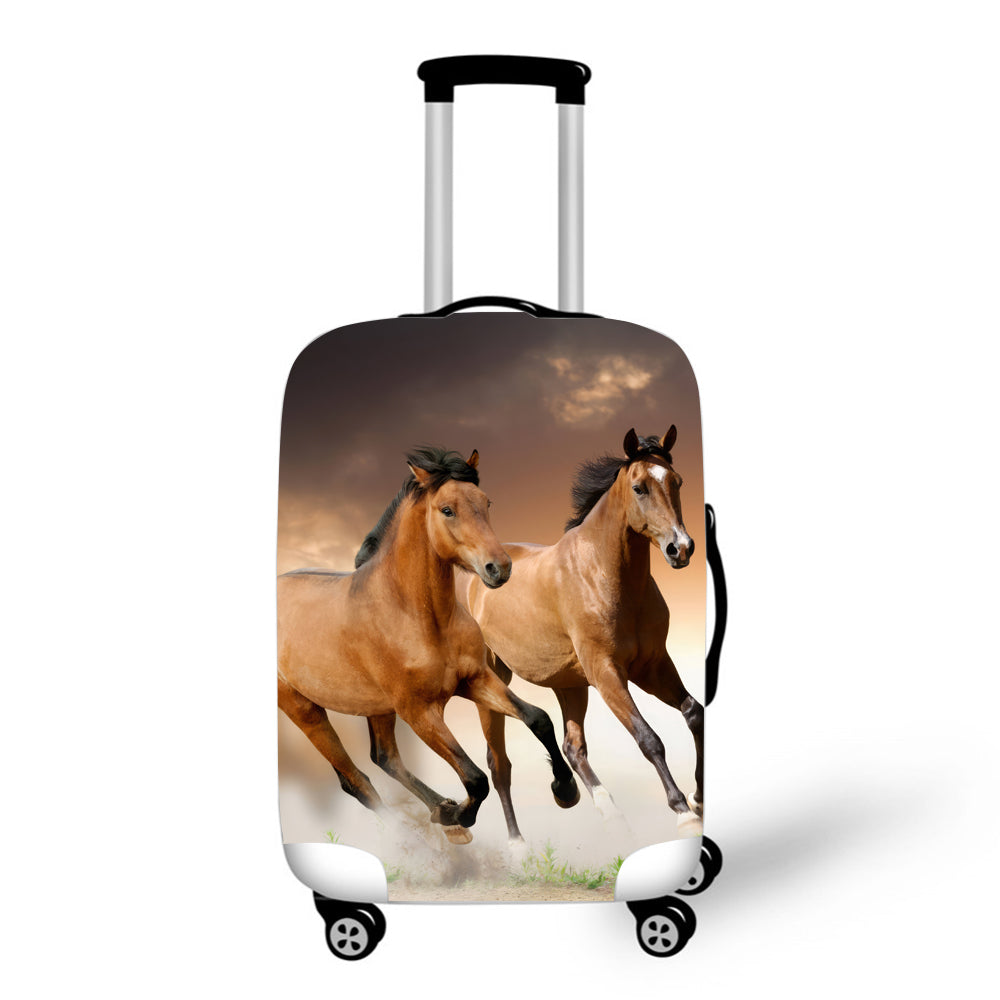 Horses Galloping Baggage Cover