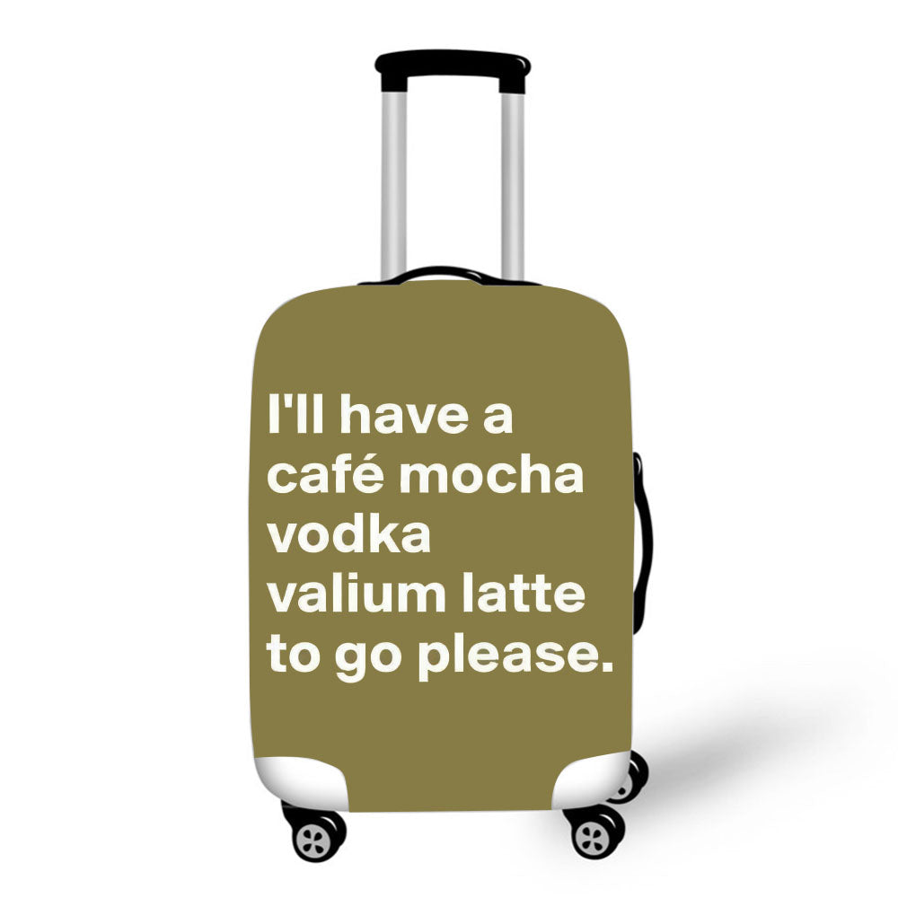 Cafe Mocha Valium Latte Baggage Cover