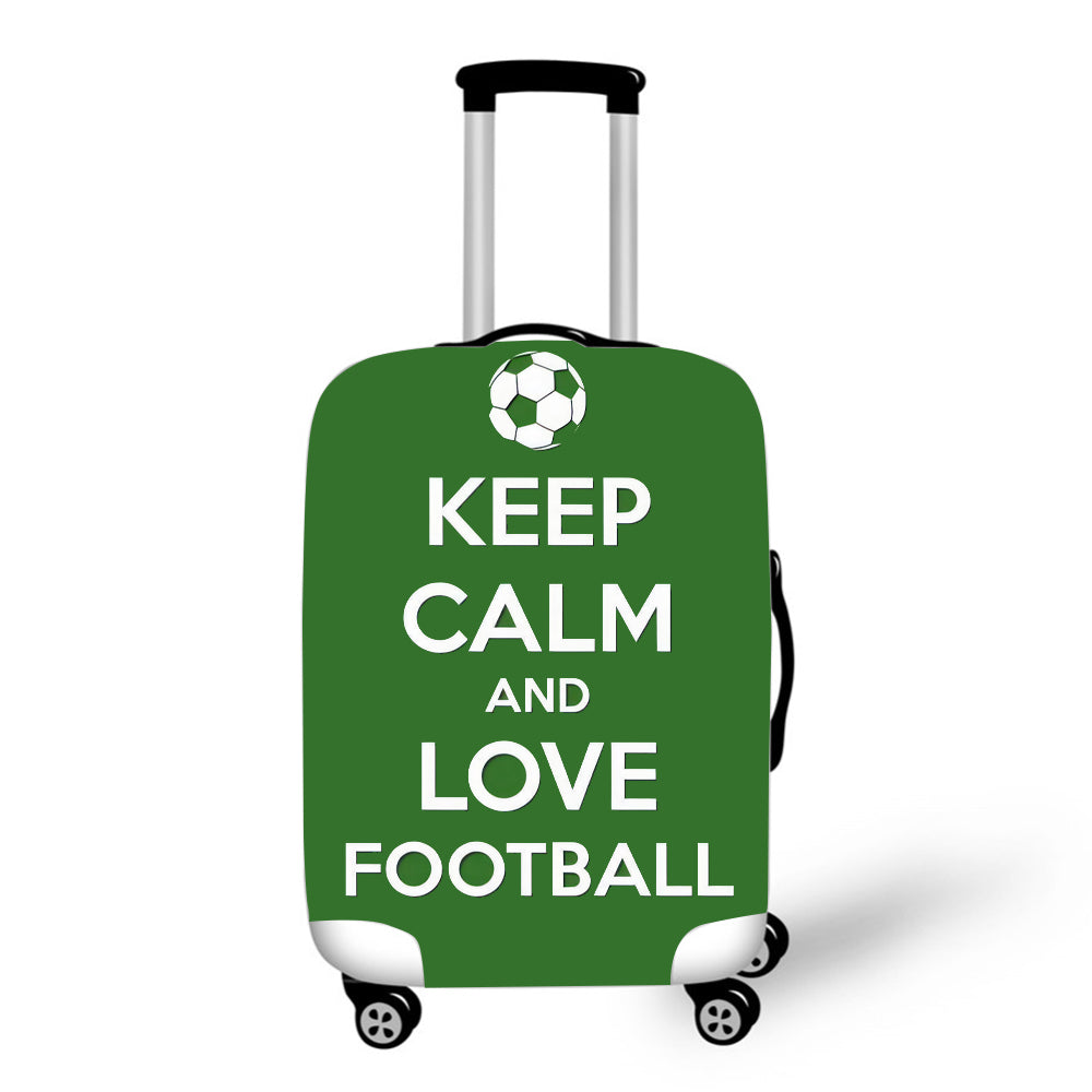 Keep Calm & Love Football Baggage Cover