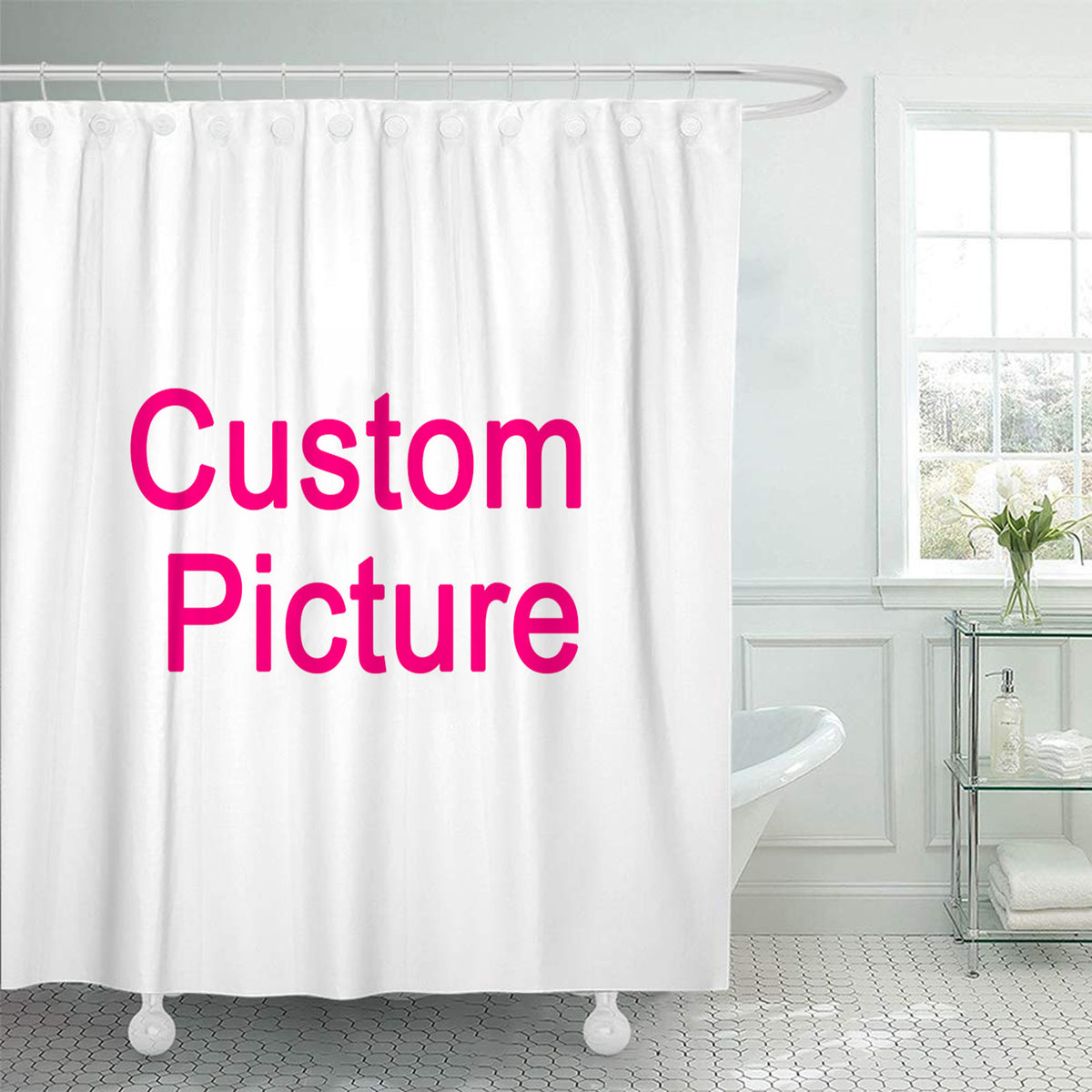 Create Your Own Custom Shower Curtain