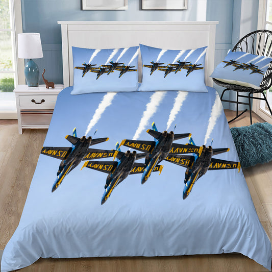 USN F-18 Hornets Blue Angels Display Doona / Duvet Cover and 2 Pillow Slips