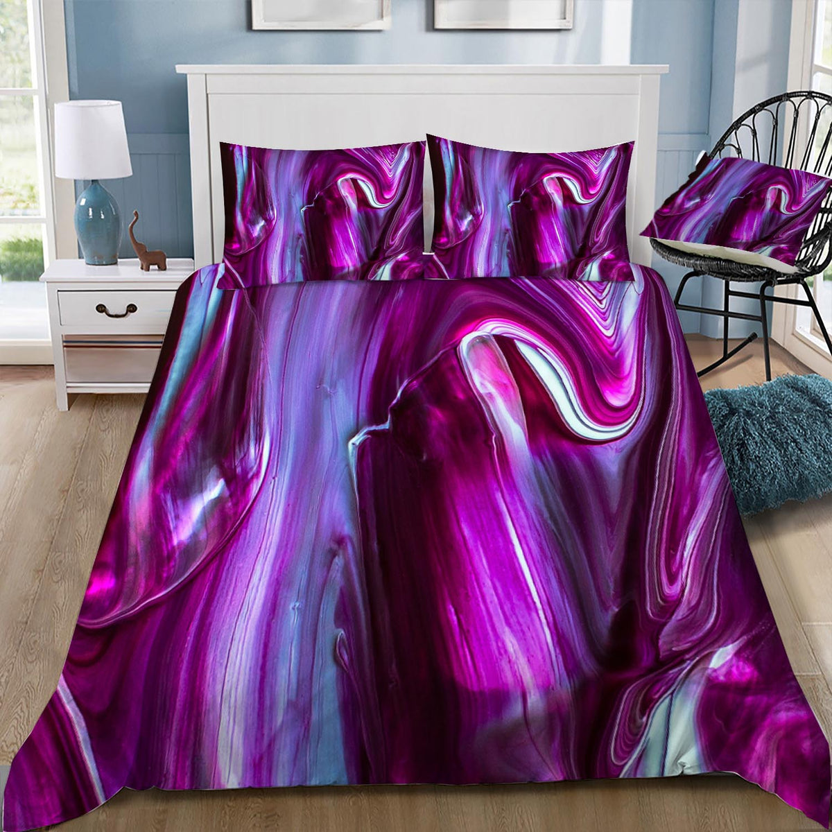 Abstract Design Duvet / Doona Cover and 2 Pillow Slips
