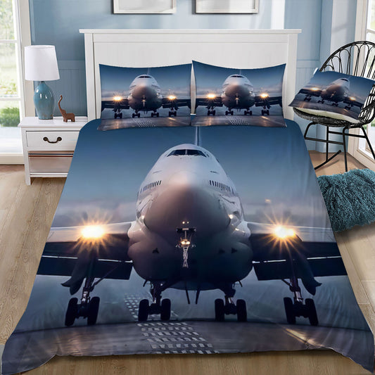 747 Taking Off Head On Doona / Duvet Cover and 2 Pillow Slips