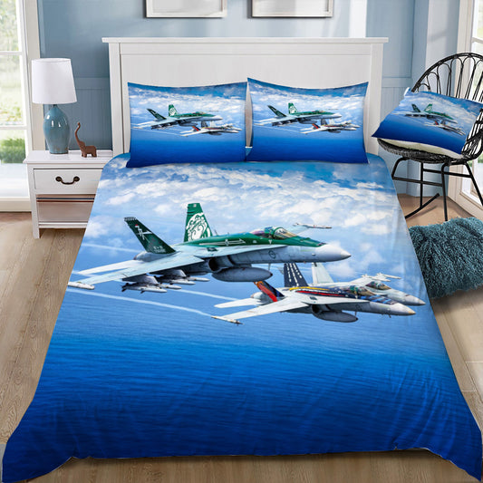 RAAF FA-18 Hornets in Flight 2 Doona / Duvet Cover and 2 Pillow Slips