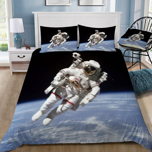 Astronaut on Space Walk Doona / Duvet Cover and 2 Pillow Slips