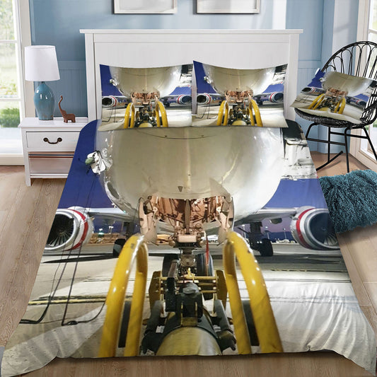 737 Preparing For departure Doona / Duvet Cover and 2 Pillow Slips