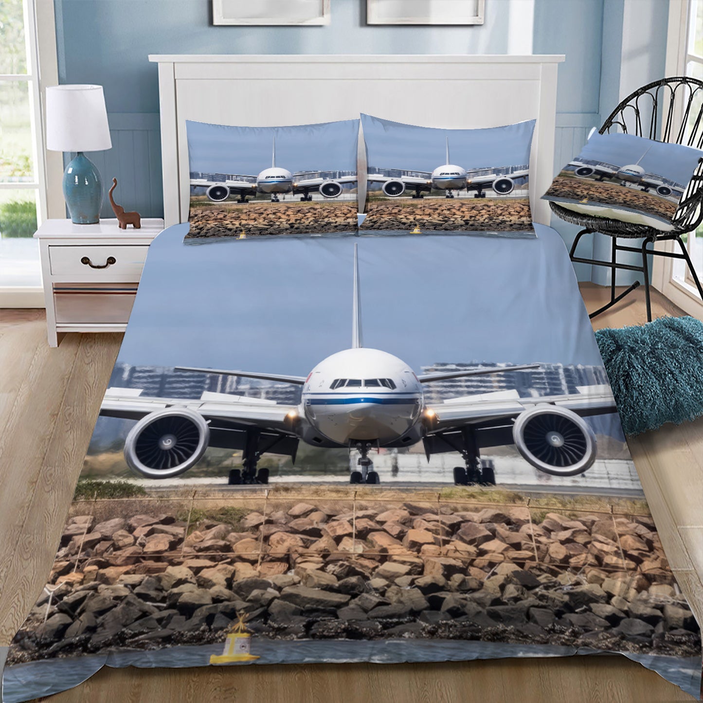 China Airlines Boeing 777 Doona / Duvet Cover and 2 Pillow Slips