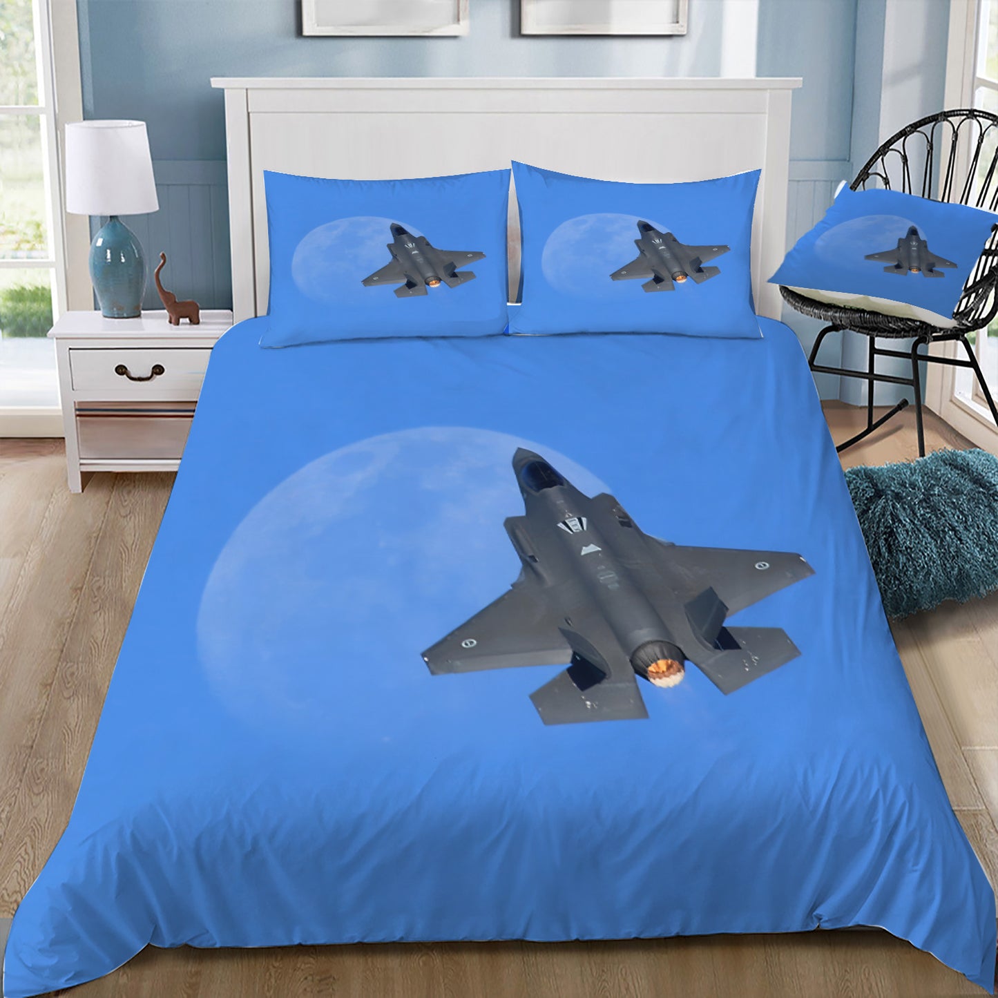 RAAF F-35 Display Flight at the Pacific Airshow Doona / Duvet Cover and 2 Pillow Slips