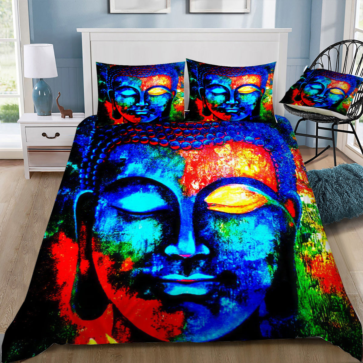 Buddha Duvet / Doona Cover and 2 Pillow Slips