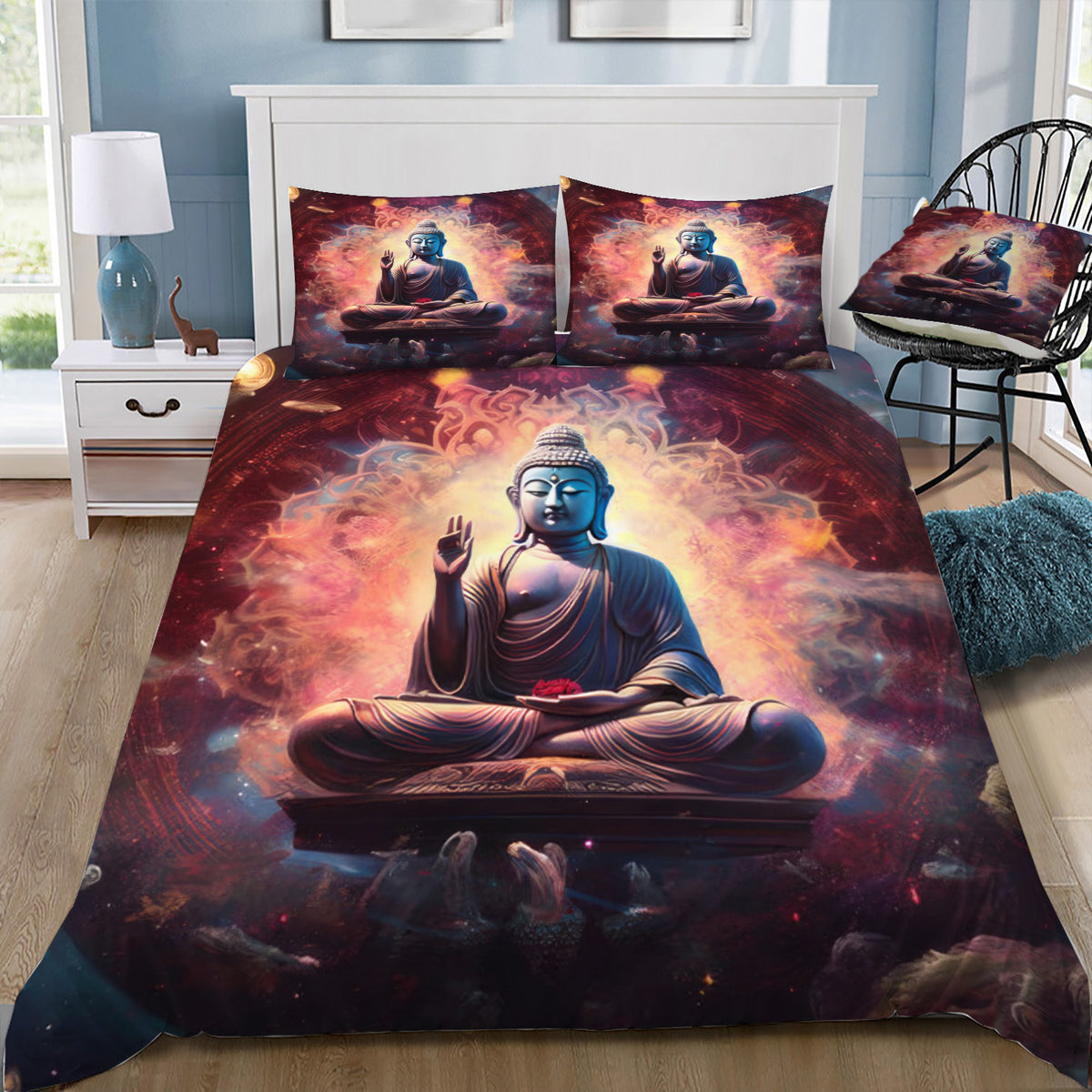 Buddha No.3 Duvet / Doona Cover and 2 Pillow Slips