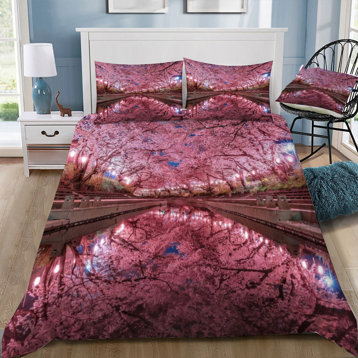 Cherry Blossom Heaven Duvet / Doona Cover and 2 Pillow Slips