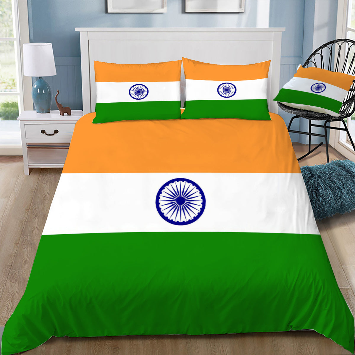 India National Flag Duvet / Doona Cover and 2 Pillow Slips