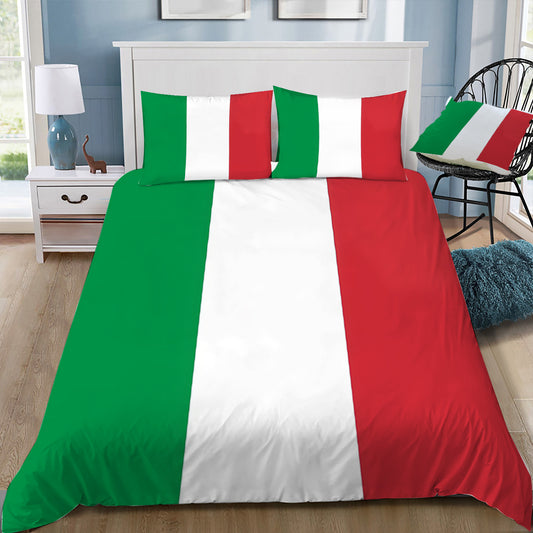 Italy National Flag Duvet / Doona Cover and 2 Pillow Slips
