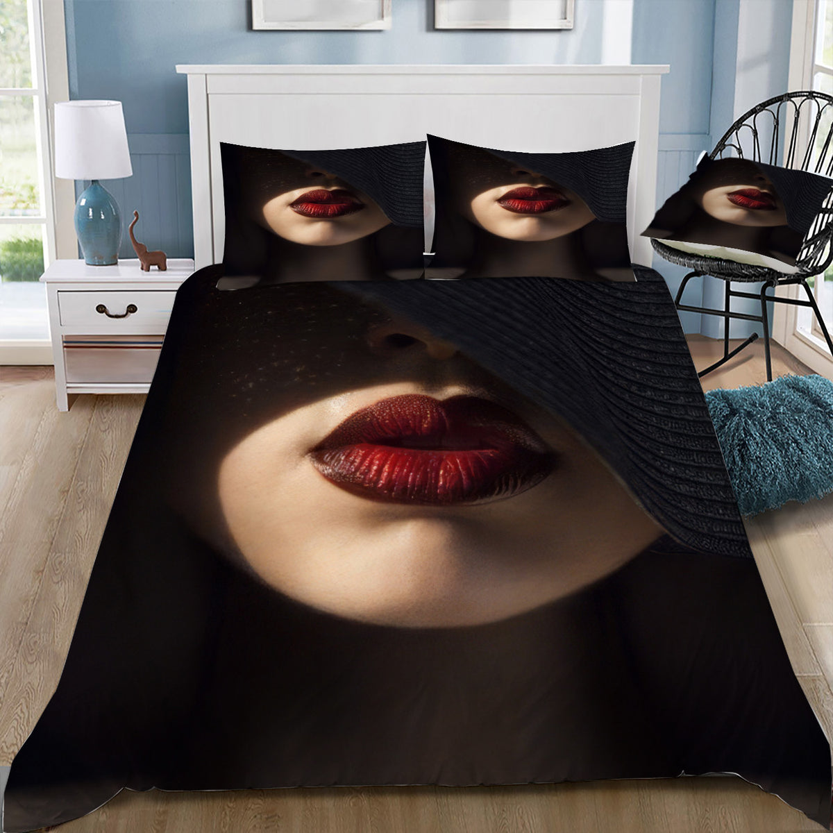 Stunning Female Lips Duvet / Doona Cover and 2 Pillow Slips