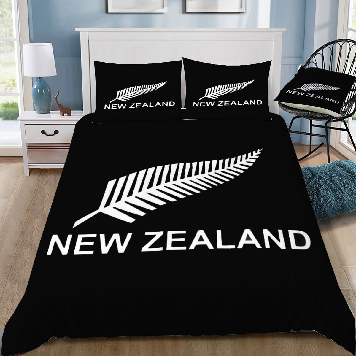 New Zealand Fern Duvet / Doona Cover and 2 Pillow Slips