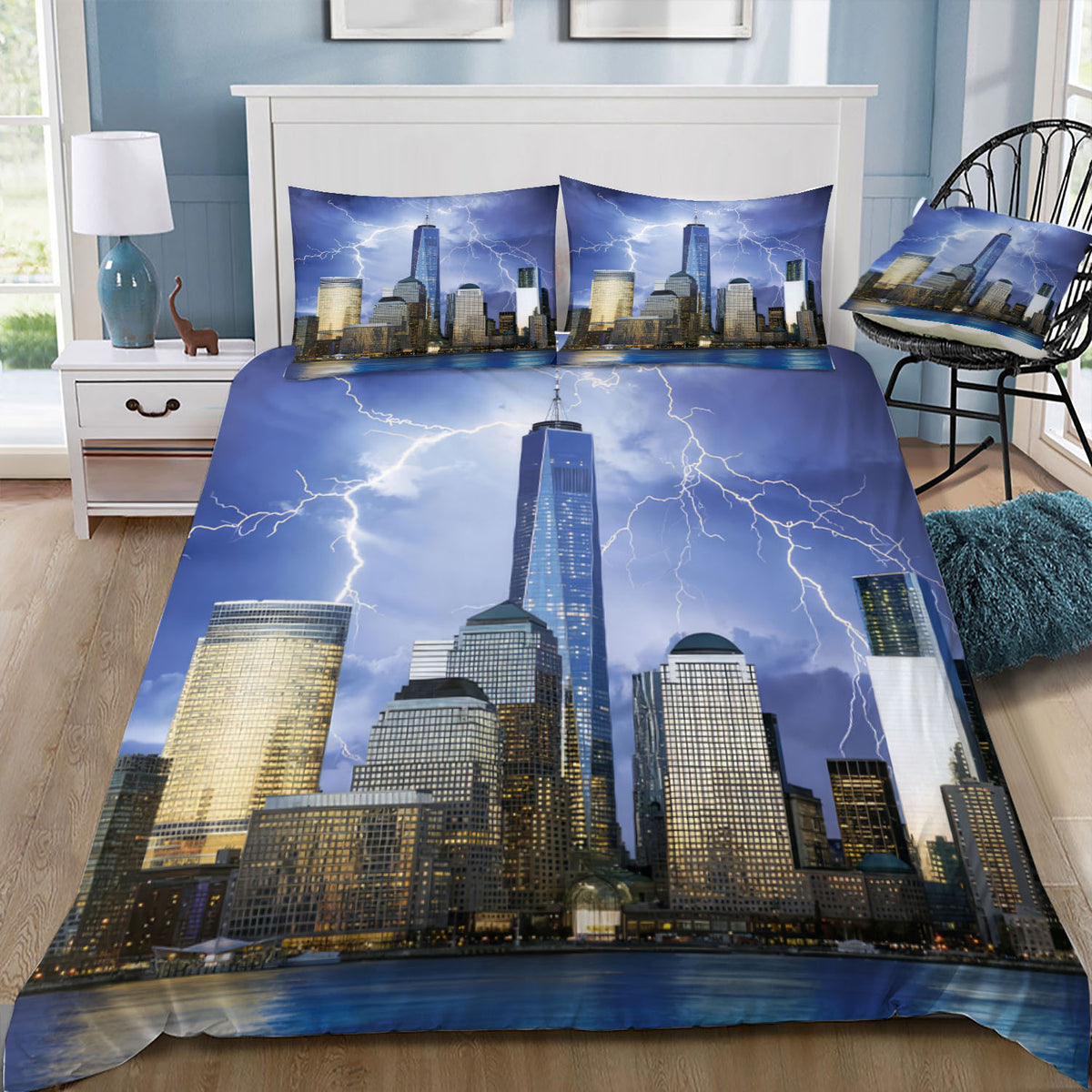 One World Trade Center Duvet / Doona Cover and 2 Pillow Slips