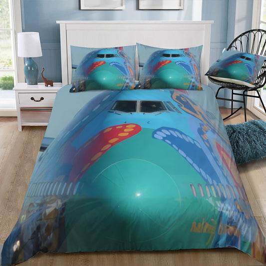 Qantas 747-300 Nalanji Dreaming Head On Doona / Duvet Cover and 2 Pillow Slips