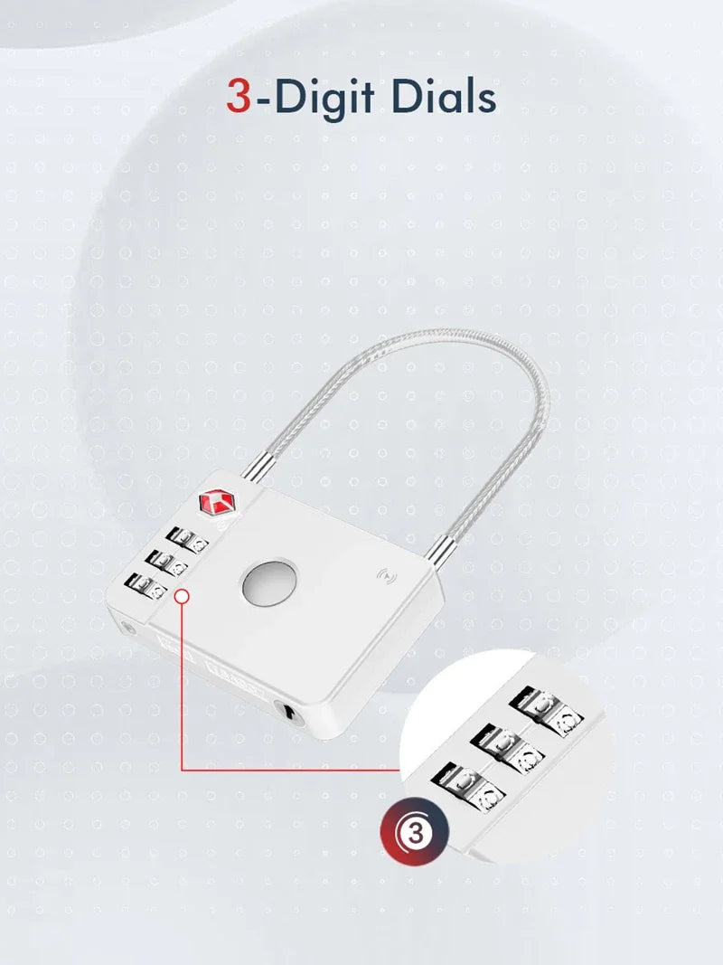 Travel Smartlock Padlock with Tracking