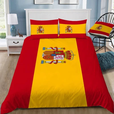 Spain National Flag Duvet / Doona Cover and 2 Pillow Slips