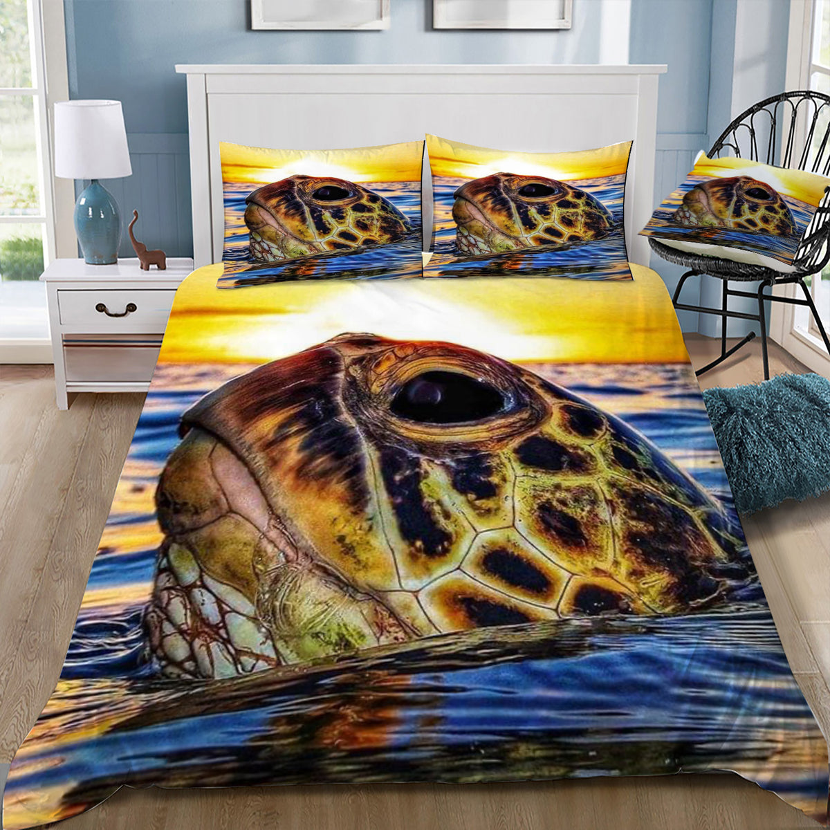 Sea Turtle Duvet / Doona Cover and 2 Pillow Slips