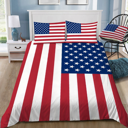 United States Flag Duvet / Doona Cover and 2 Pillow Slips
